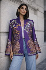 Holly in Purple Haze Cape