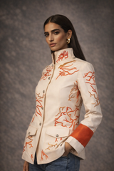 Flab Cargo Jacket (Clementine Swirl)