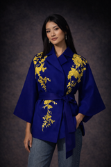 Agnes in Rue Cobalt Jacket