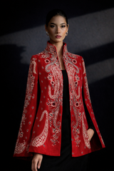 Cherry Bandana Cape