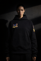 Black Military Hoodie