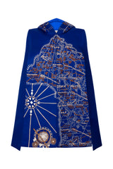 Mara Mapping Cape (Cobalt)