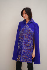 Mara Mapping Cape (Cobalt)
