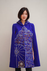 Mara Mapping Cape (Cobalt)