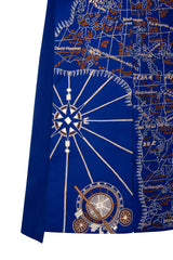 Mara Mapping Cape (Cobalt)