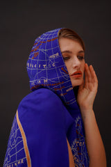 Mara Mapping Cape (Cobalt)