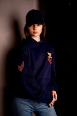 Navy Military Hoodie