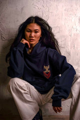 Navy Military Hoodie