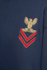 Navy Military Hoodie