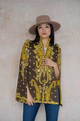 Olive Bandana Cape