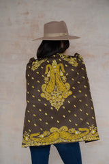 Olive Bandana Cape
