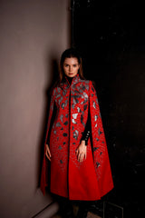 Red Razzle Dazzle Cape