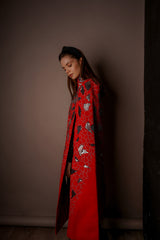 Red Razzle Dazzle Cape