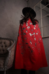 Red Razzle Dazzle Cape
