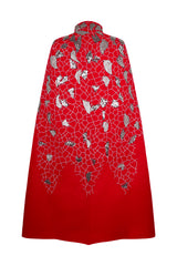 Red Razzle Dazzle Cape