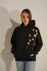 Selene in Spring Hoodie (Black)