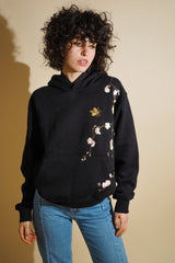 Selene in Spring Hoodie (Black)