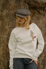 To Alice with Love Ivory White