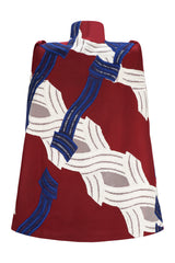 Twist Burgundy Cape