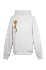 White Gilt Feng Shui Hoodie
