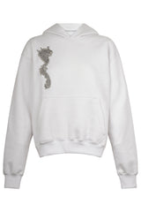 White Gunmetal Feng Shui Hoodie