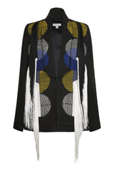 Zina Fringed Cape