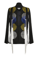 Zina Fringed Cape