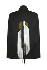 Zina Fringed Cape