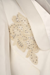 Zoe In Pearl Drop Blazer( ivory)