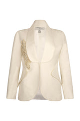Zoe In Pearl Drop Blazer( ivory)