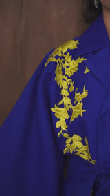 Agnes in Rue Cobalt Jacket