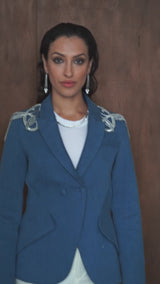 Eva denim Blazer