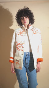 Flab Cargo Jacket (Clementine Swirl)
