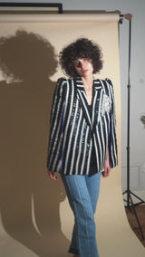 Jacqueline in Stripes Cape