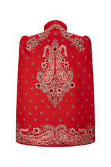 Cherry Bandana Cape