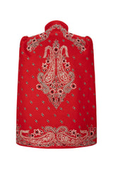 Cherry Bandana Cape