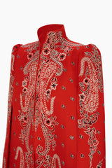 Cherry Bandana Cape