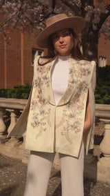 Thea Floral Rose Cape