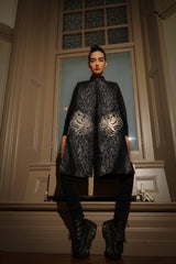 Cassia Leather Cape