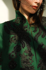 Celine Racing Green Cape
