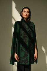 Celine Racing Green Cape