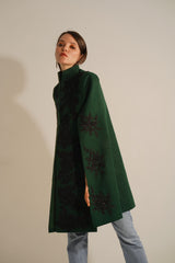 Celine Racing Green Cape