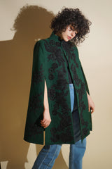 Celine Racing Green Cape