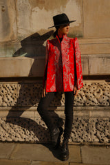 Cherry Bandana Cape