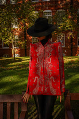 Cherry Bandana Cape