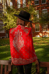 Cherry Bandana Cape