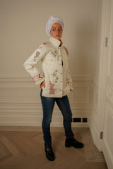 Cora Cream Cargo Jacket