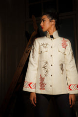 Cora Cream Cargo Jacket