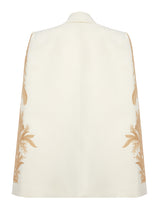 Alya cream Tuxedo Cape