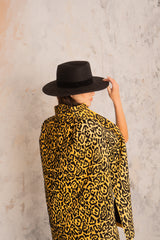 Bianca Yellow Leopard Cape
